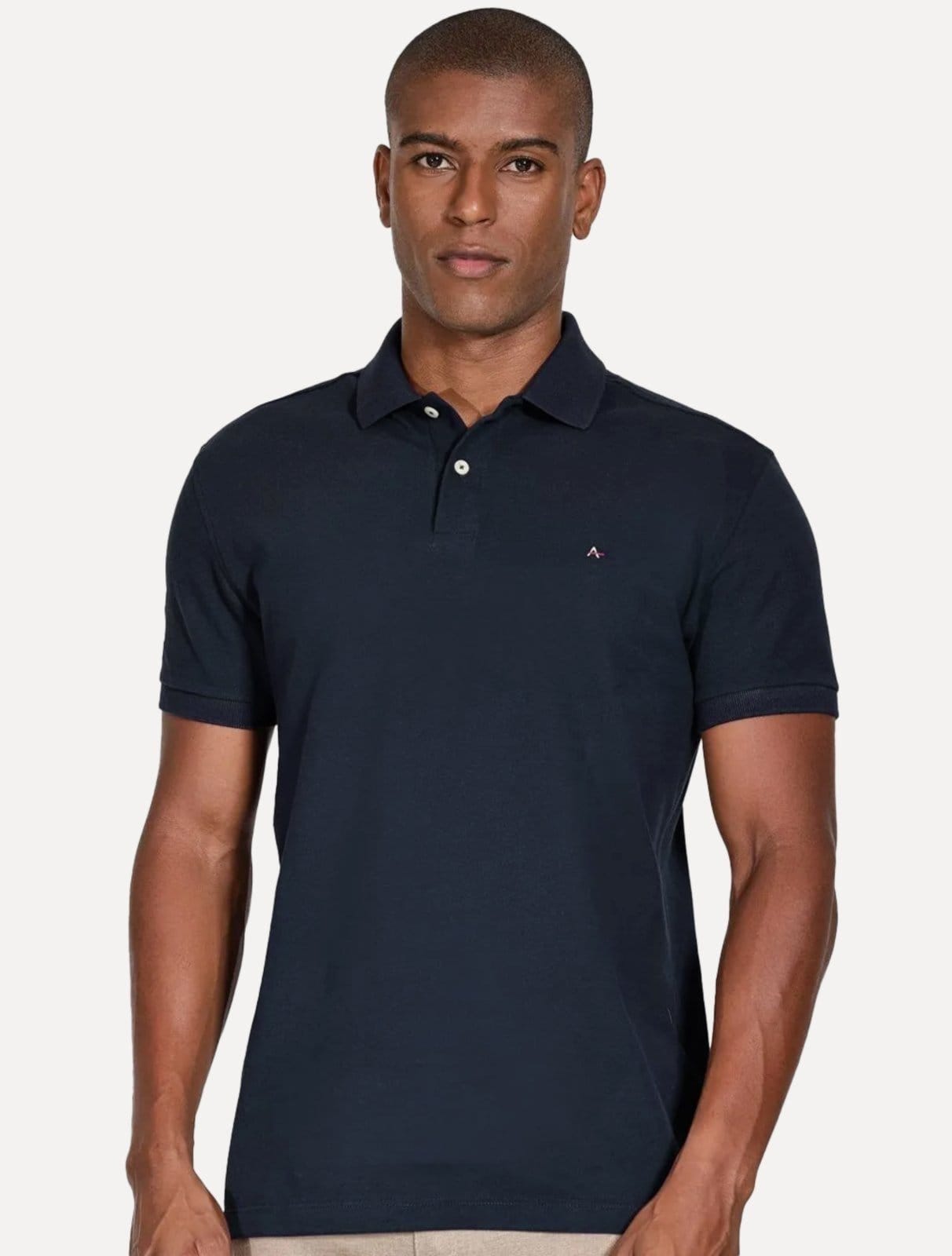 Polo Aramis Masculina Basic Piquet Petróleo