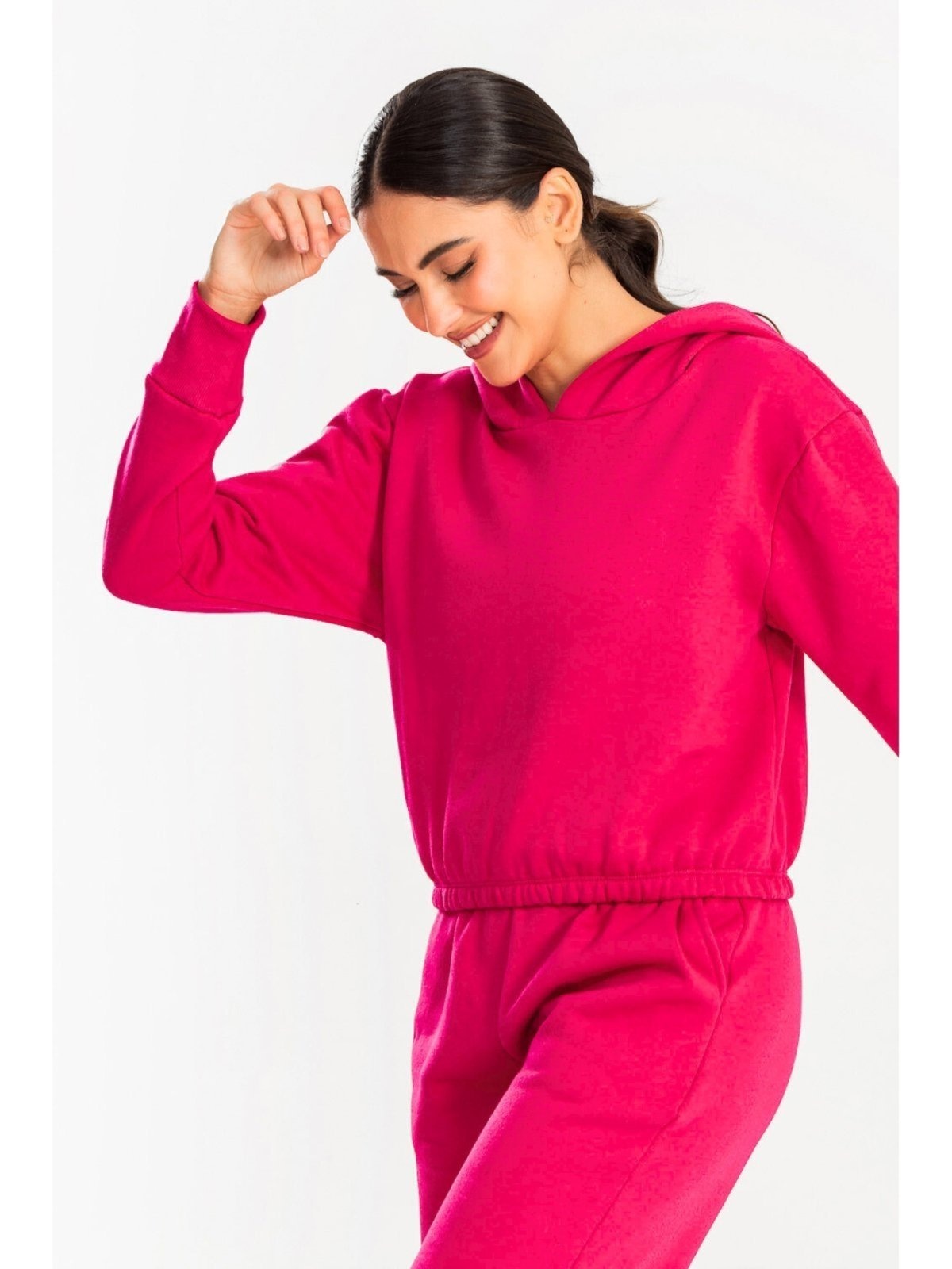 Imagem principal Cropped Moletom com Capuz Feminino Rosa Pink Meu Jeans pink rosa