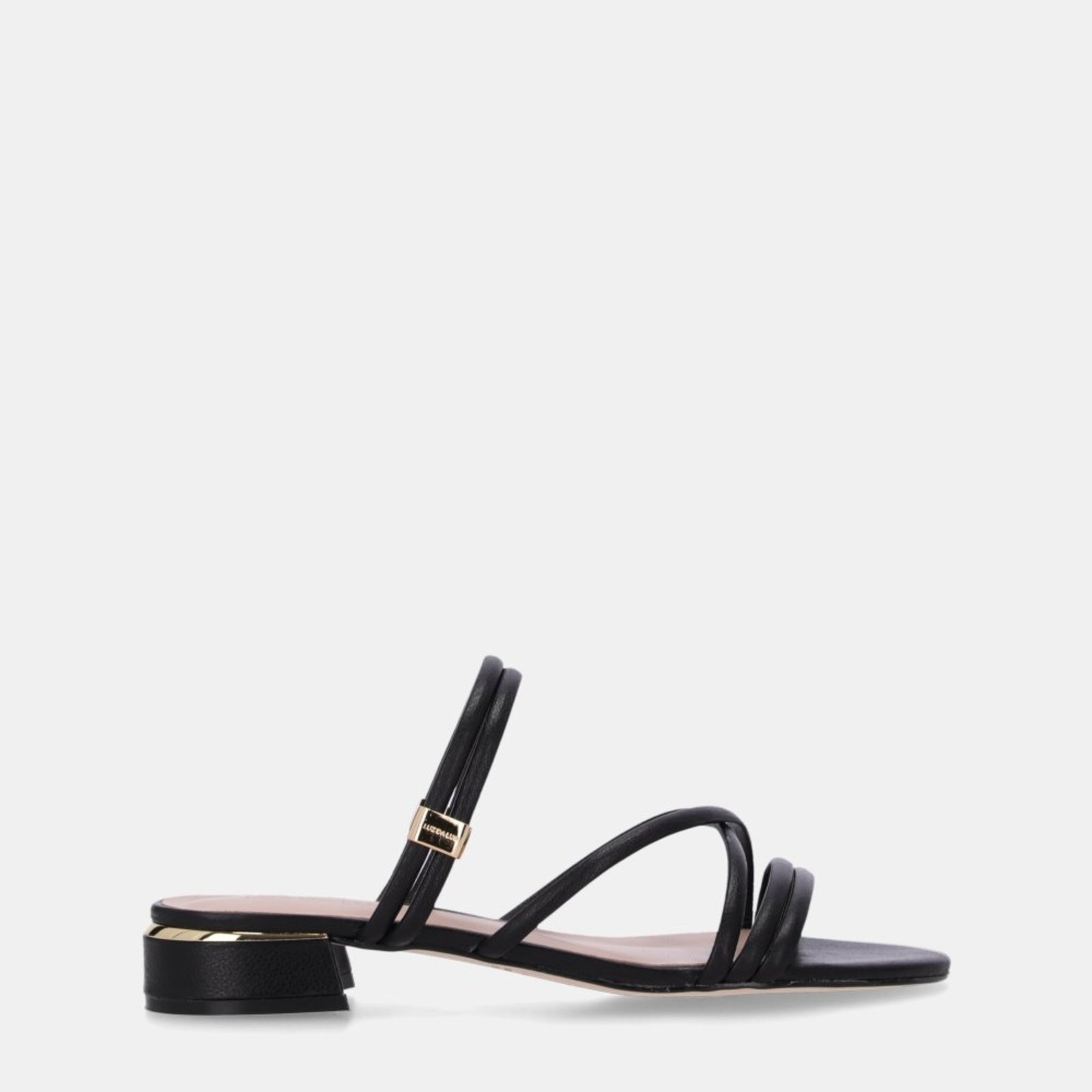 Imagem principal Chinelo Couro Laminati Ouro - 80910013 Luz Da Lua Luz Da Lua preto