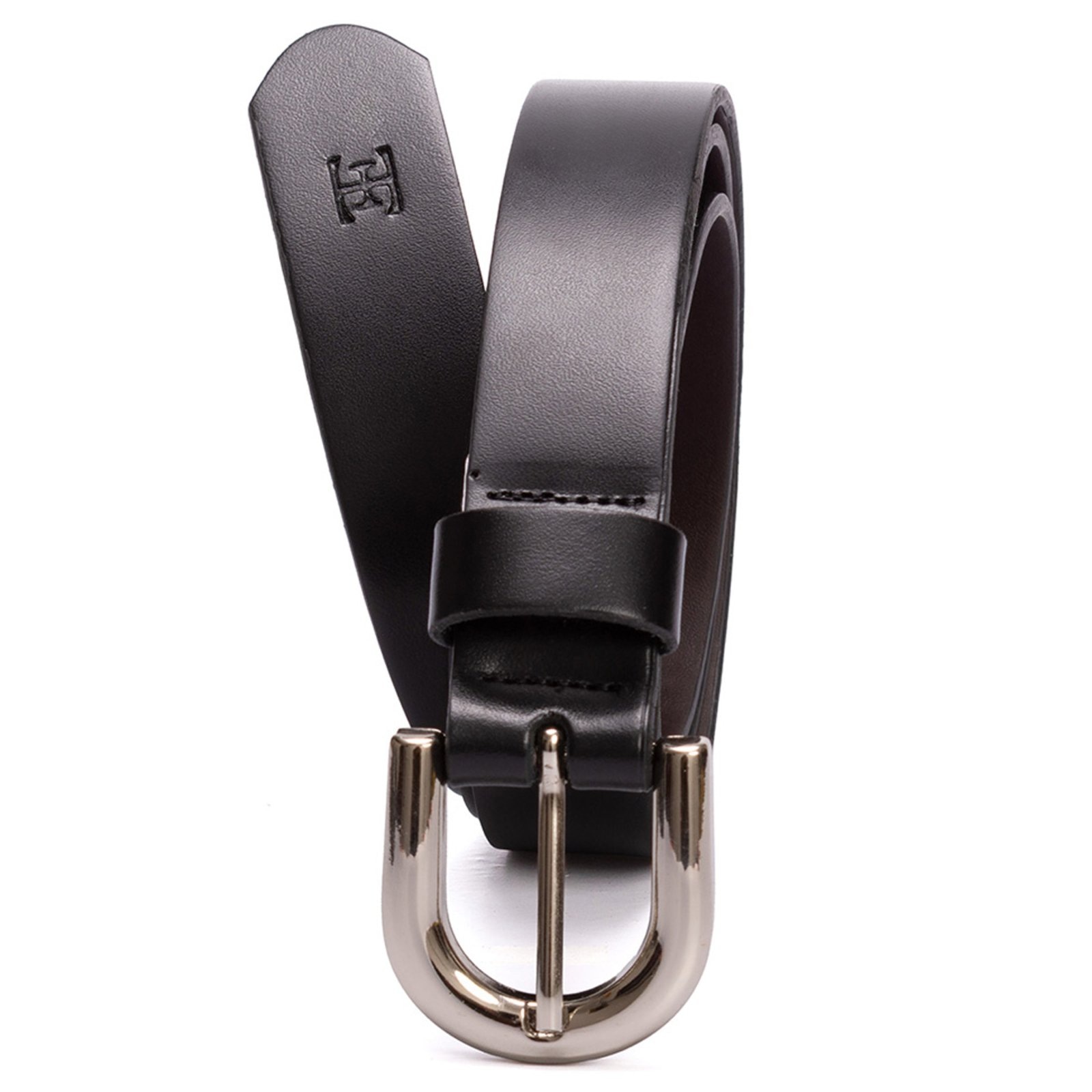 Imagem principal Cinto feminino em couro com fivela niquel na cor USEPELLE preto