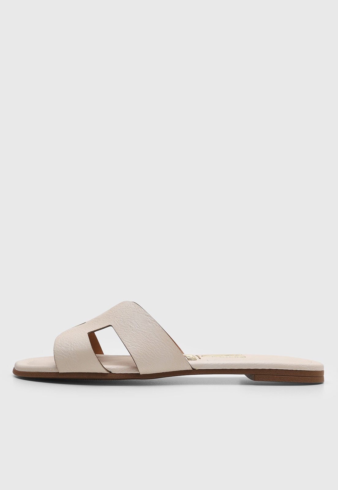 Imagem principal Rasteirinha Feminina Vizzano Tiras Largas Off-White VIZZANO off-white white