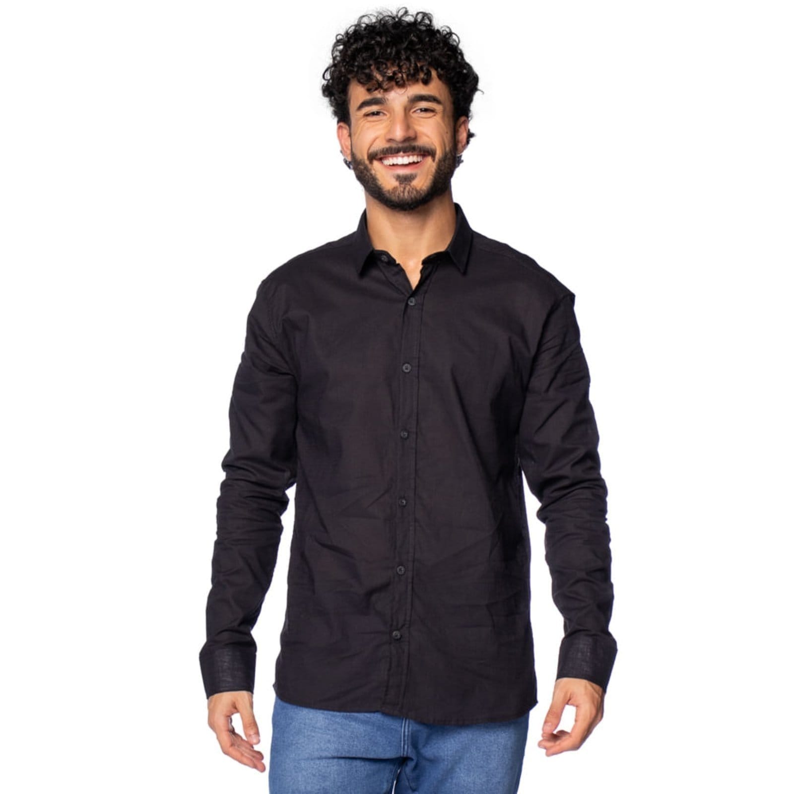 Camisa Masculina Dixie Manga Longa Algodão