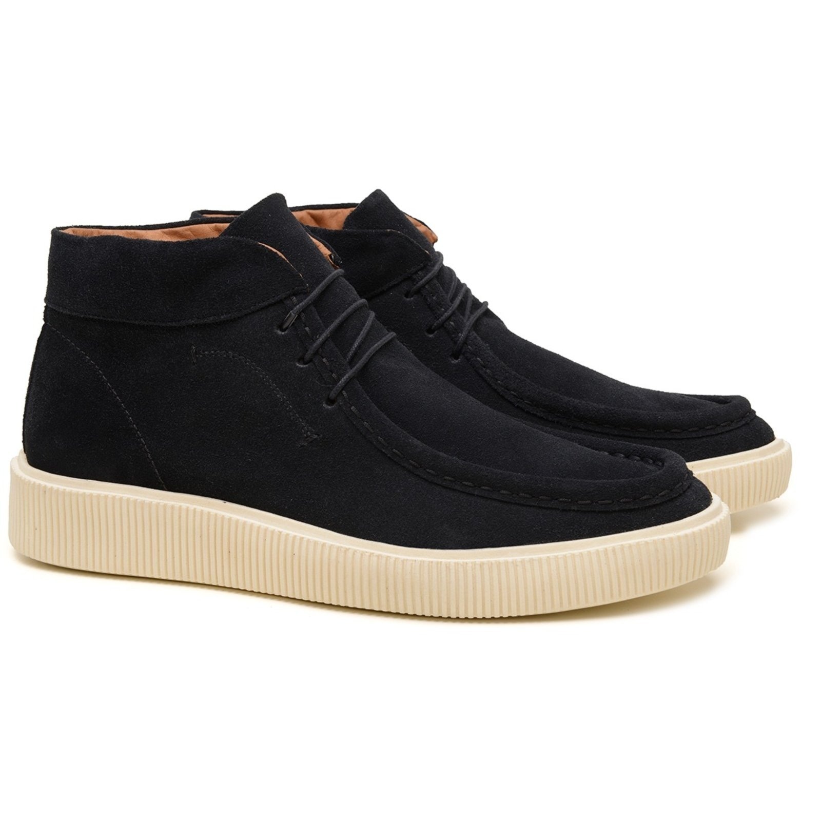 Imagem principal Sapato Masculino Casual Veritimo Bota Couro Canadian Cano Baixo Derby Conforto Veritimo azul marinho