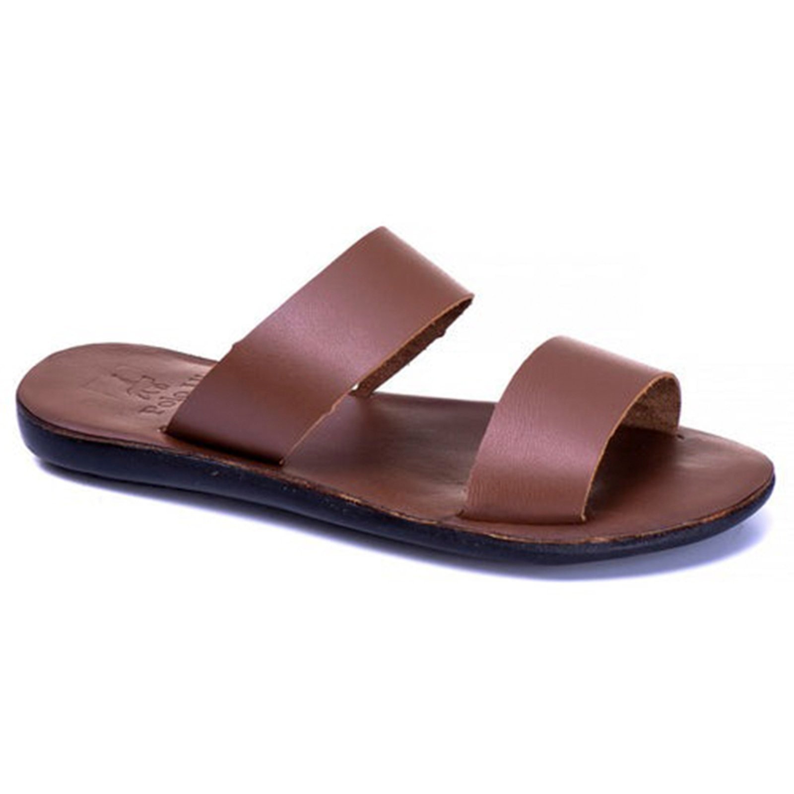 Imagem principal Sandália Masculina Ortopédica Couro Legítimo Esporão Conforto Macia FRANCA GRIFFE marrom