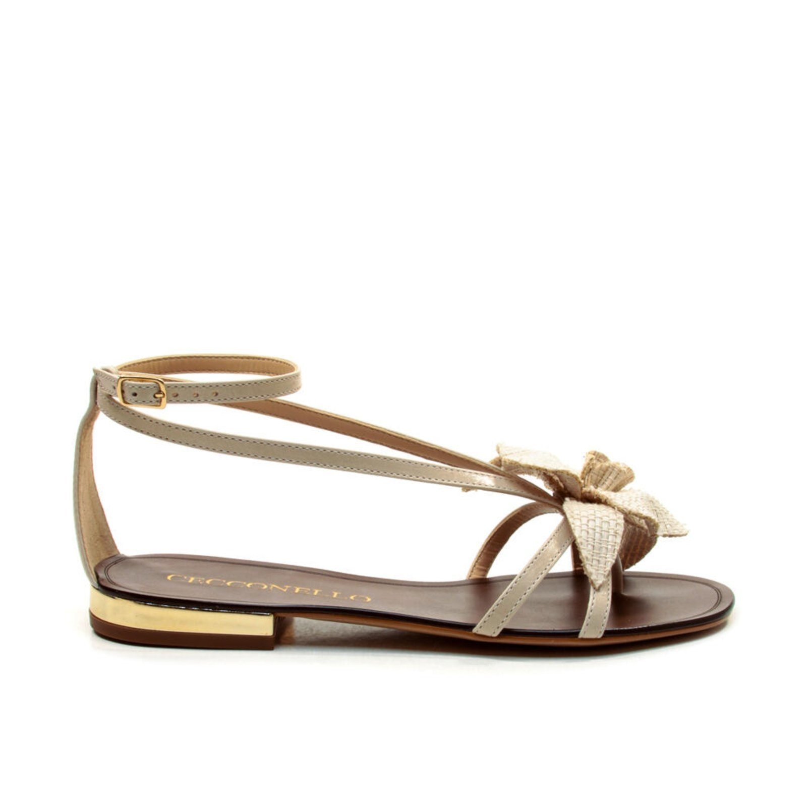 Imagem principal Rasteira Couro Off White Cecconello 2724013-1 Cecconello off-white white