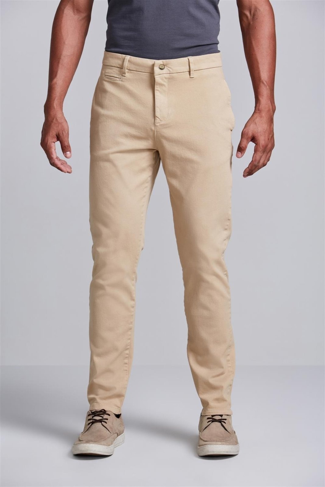 Imagem principal HIGHSTIL Calça Sarja Slim Fit - Khaki HIGHSTIL verde oliva khaki