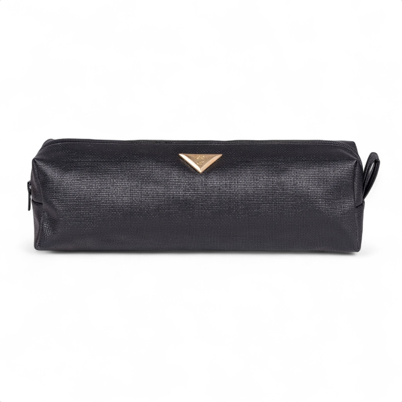 Imagem principal Bolsa Nécessaire Feminina Domidona Média Funcional Trama Natural Preta Domidona preto natural