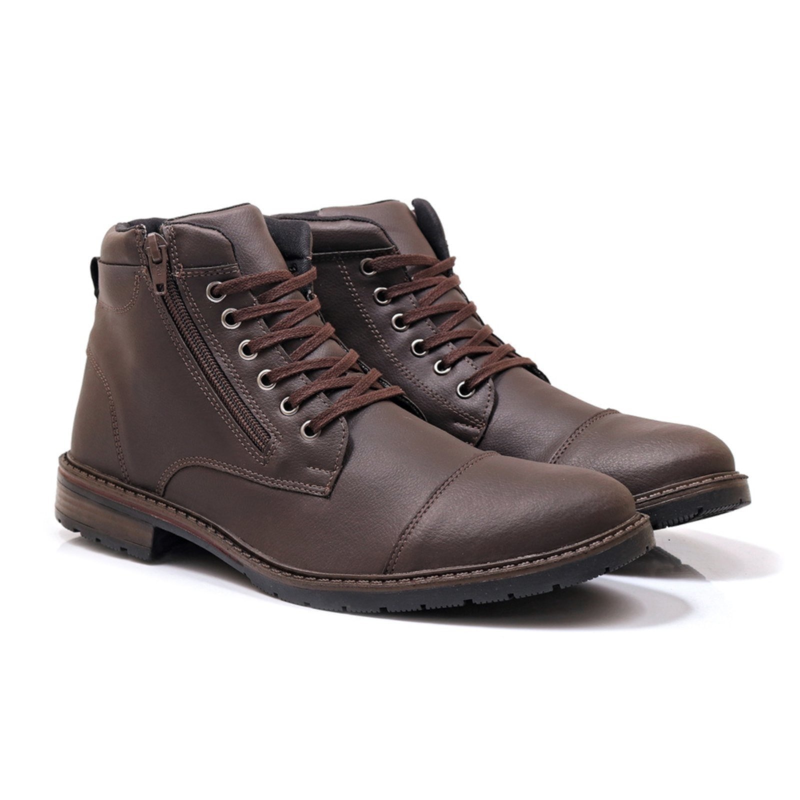 Imagem principal Bota Casual Coturno Masculino Nine4 Comfort Macio Nine4 café