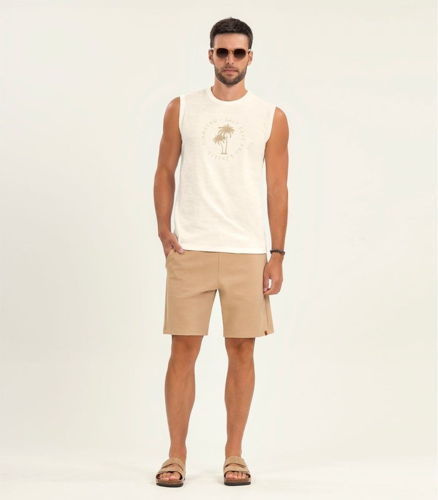 Bermuda Masculino De Moletinho Piquê Diametro