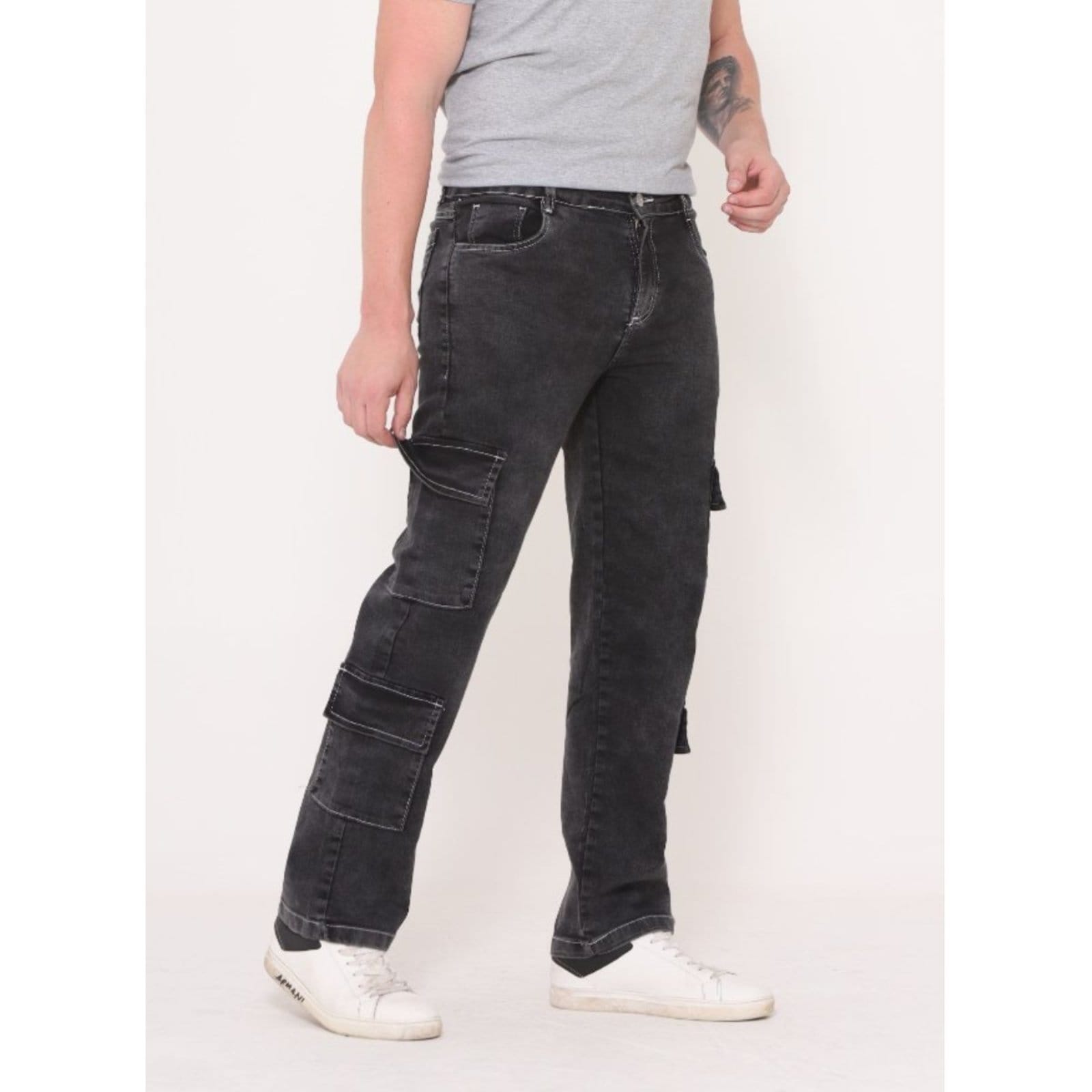 Calça Cargo 4 Bolsos Laterais Funcionais Masculina