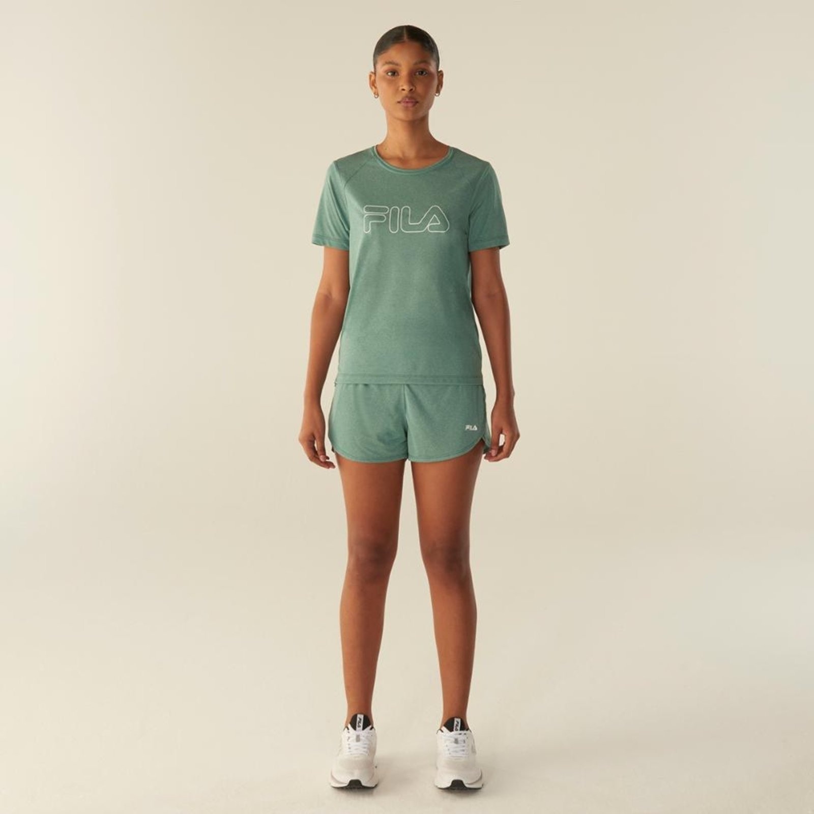 Imagem principal Shorts Fila Double Basic Train III Feminino Fila preto