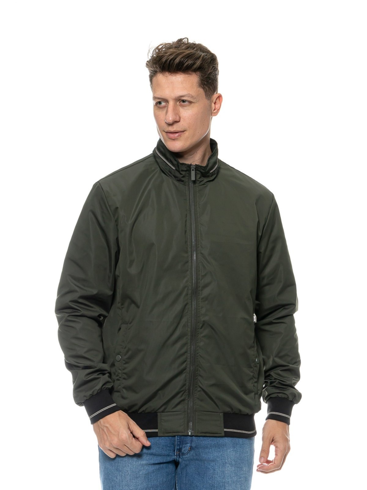 Imagem principal Jaqueta Masculina Bomber Gola Alta Crocker - 50383 Crocker verde militar