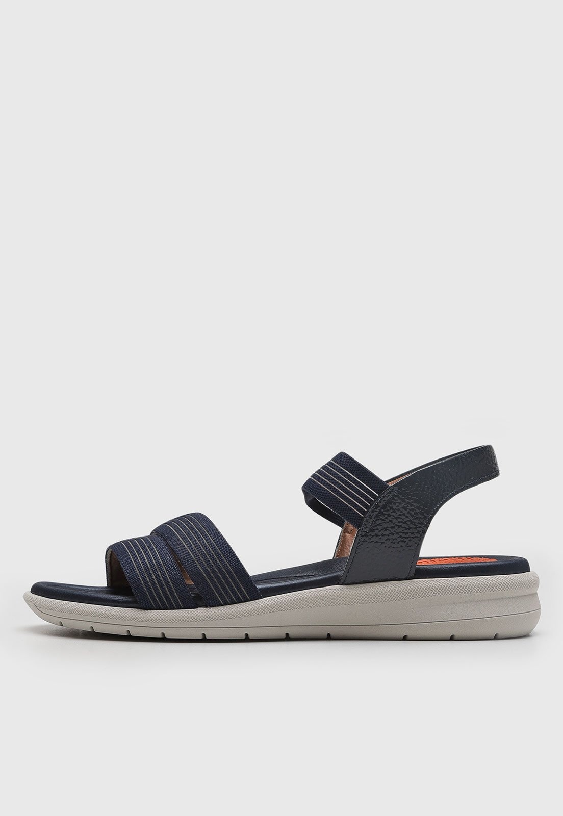 Imagem principal Rasteira Fechada Feminina Usaflex Tiras Elásticas Usaflex azul marinho