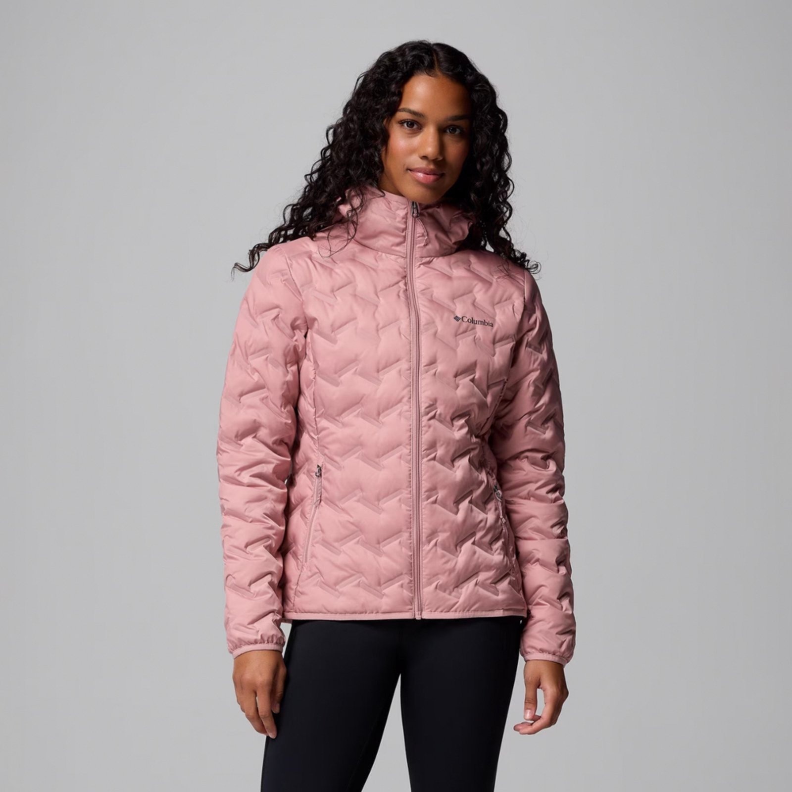 Imagem principal Jaqueta Columbia Down Delta Ridge II Hooded Feminino Columbia rosa