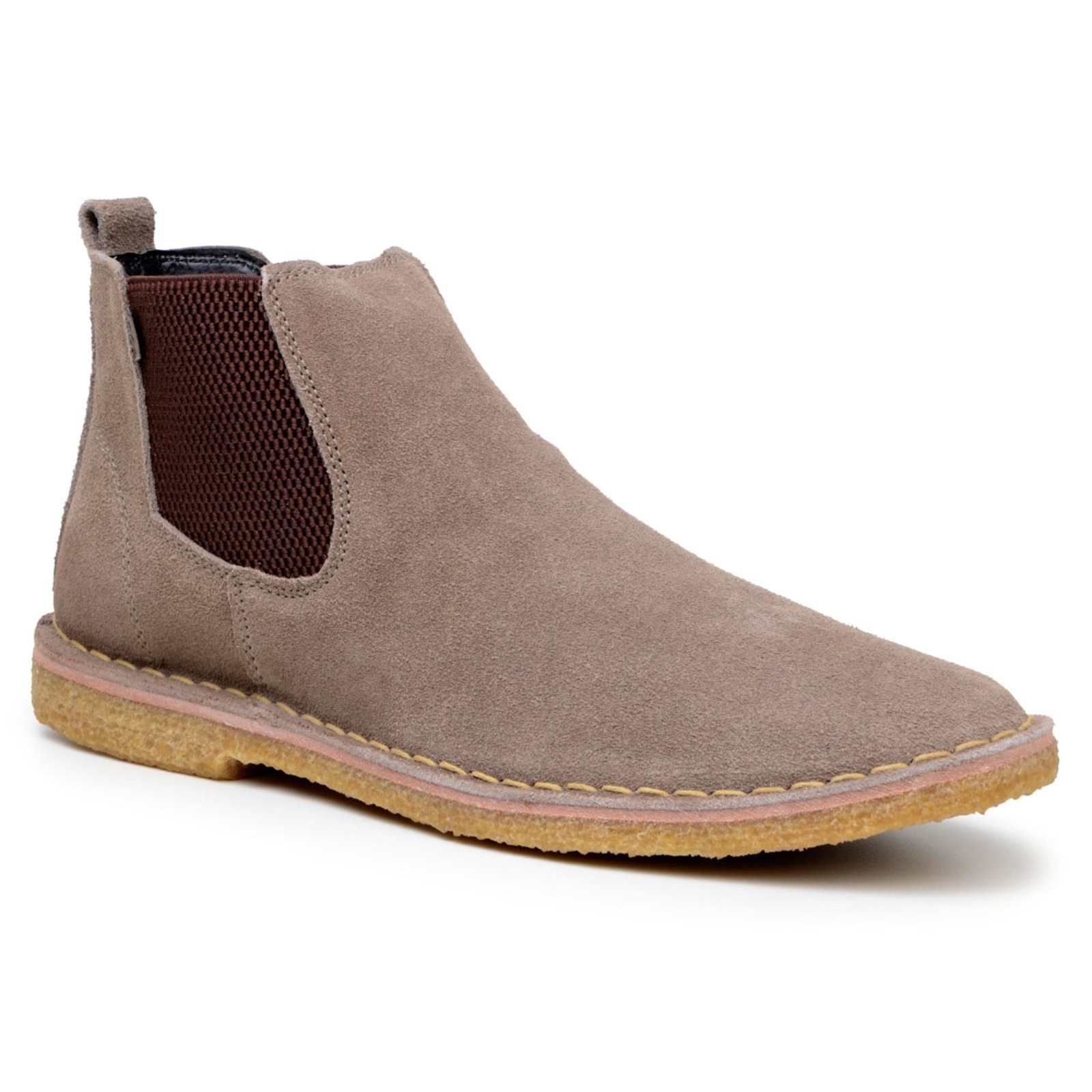 Imagem principal Bota Desert Chelsea Masculina Snikgreen Camurça Rato solado Crepe Snikgreen marrom