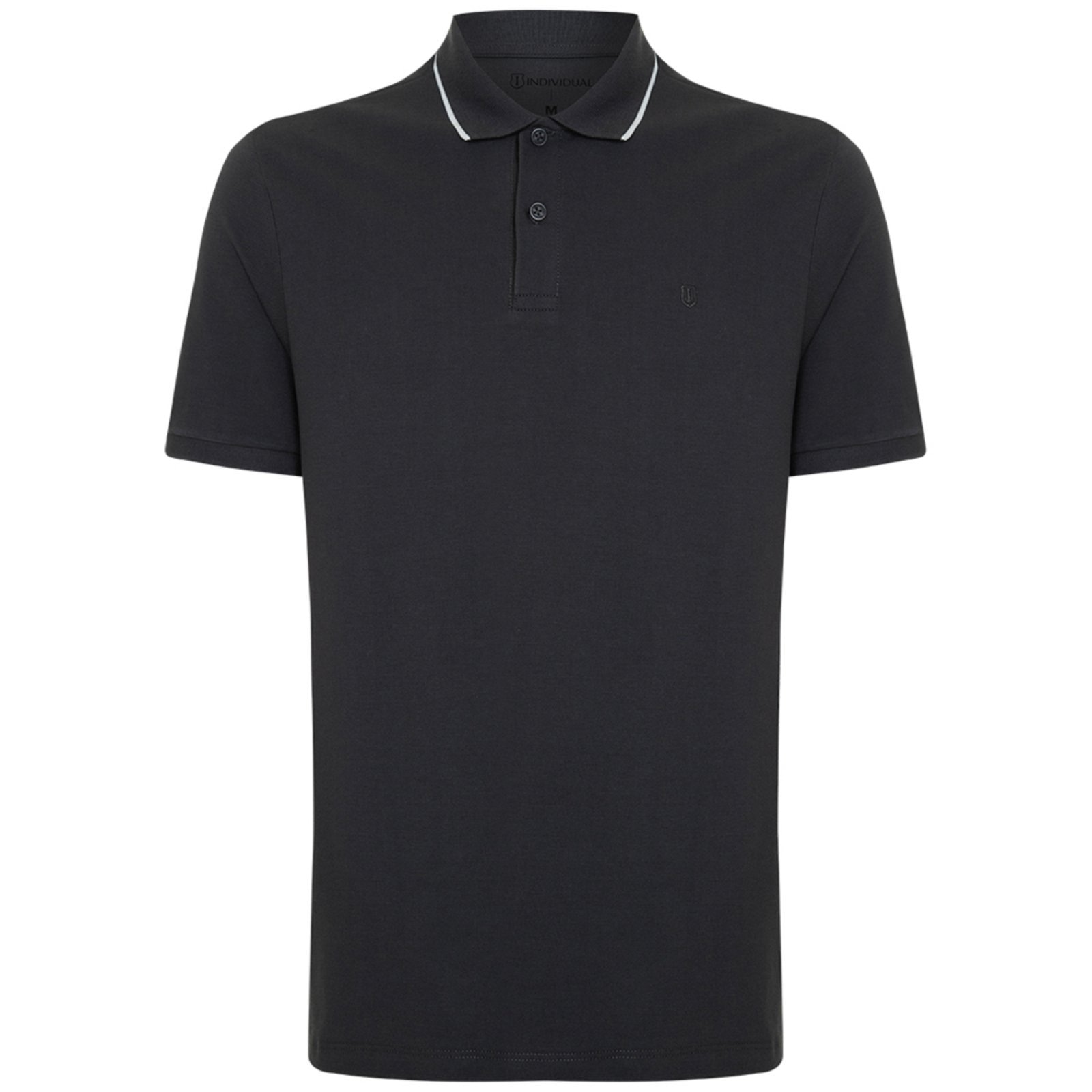Imagem principal Camisa Polo Individual Basic Comfort Ou25 Masculino Individual cinza
