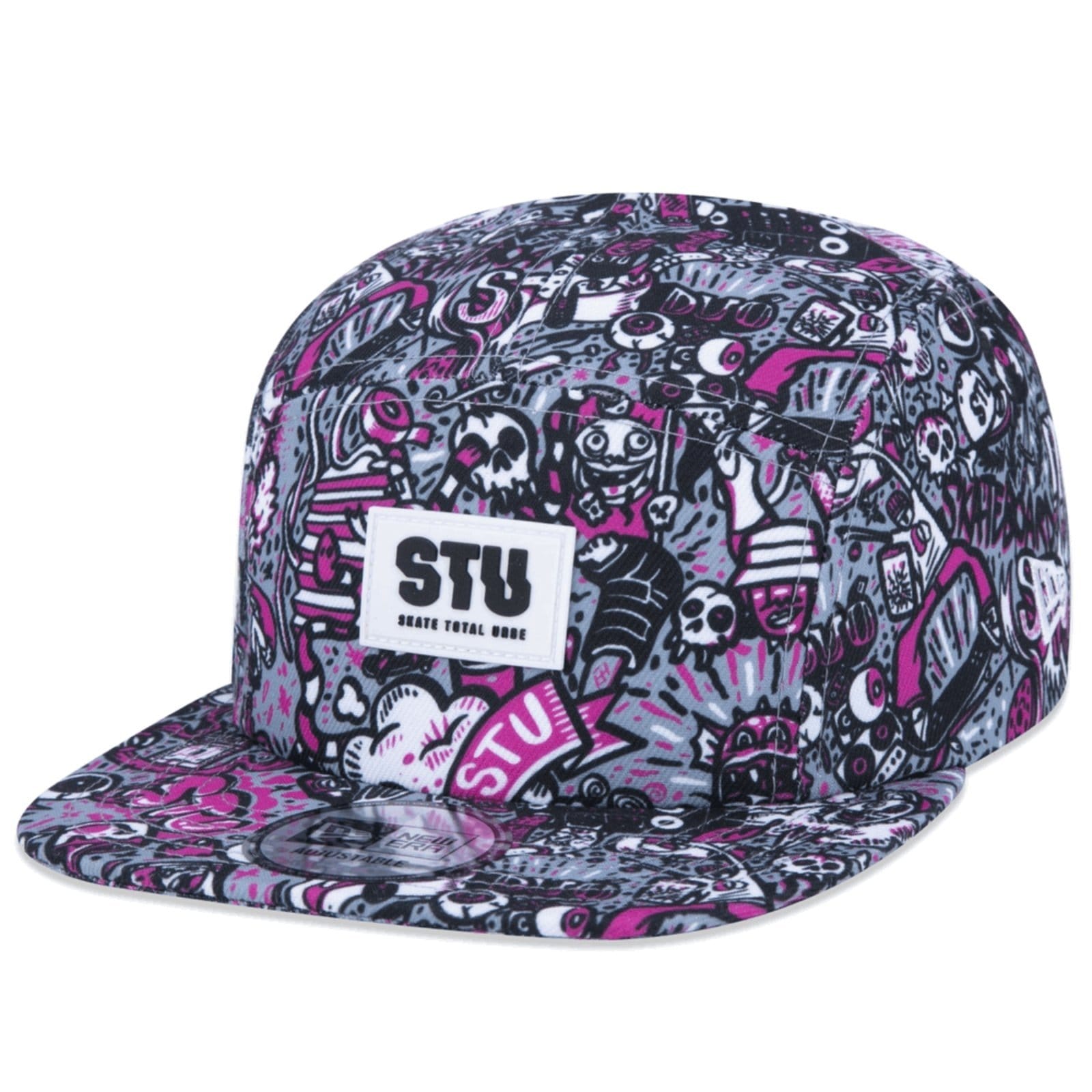 Boné New Era Camper Strapback STU Aba Reta Strapback