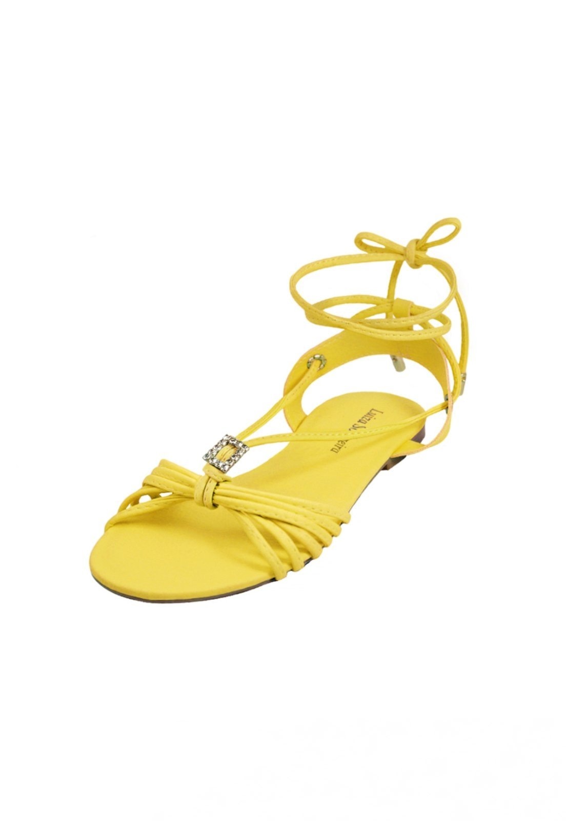 Imagem principal Rasteira Strass Troca Tira Luiza Sobreira Mod. 2042-2 Luiza Sobreira amarelo