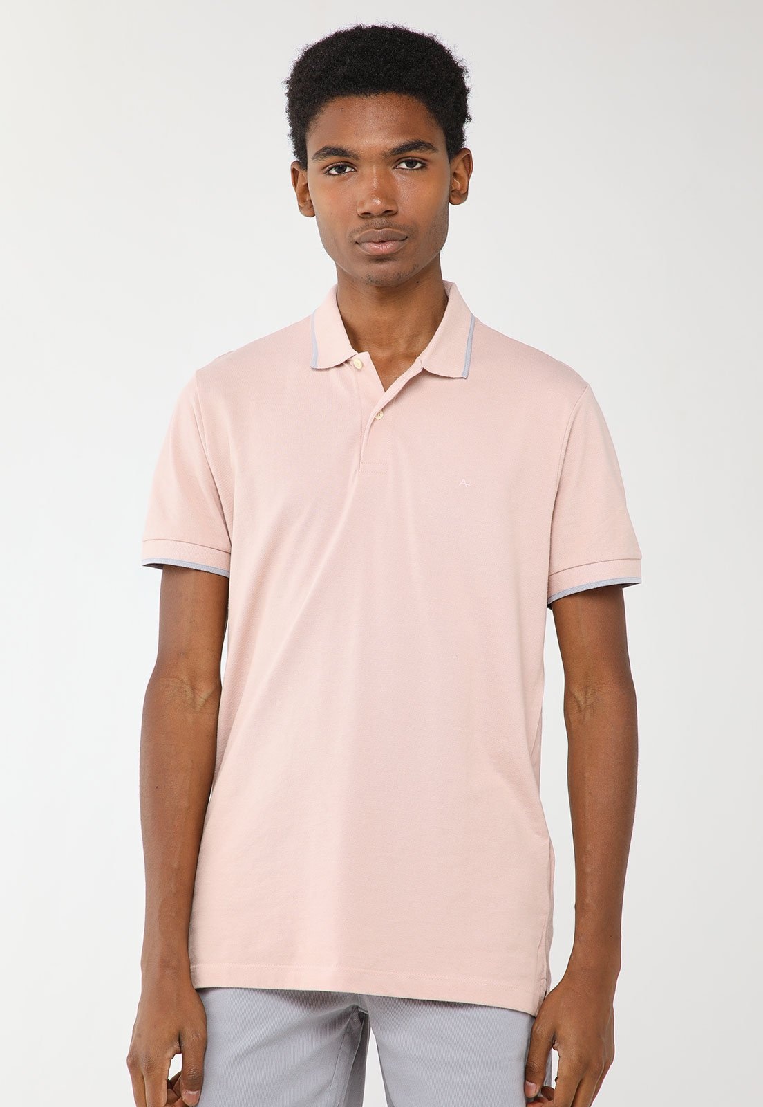 Imagem principal Polo Masculina Aramis Detalhe Contrastante Claro Aramis rosa