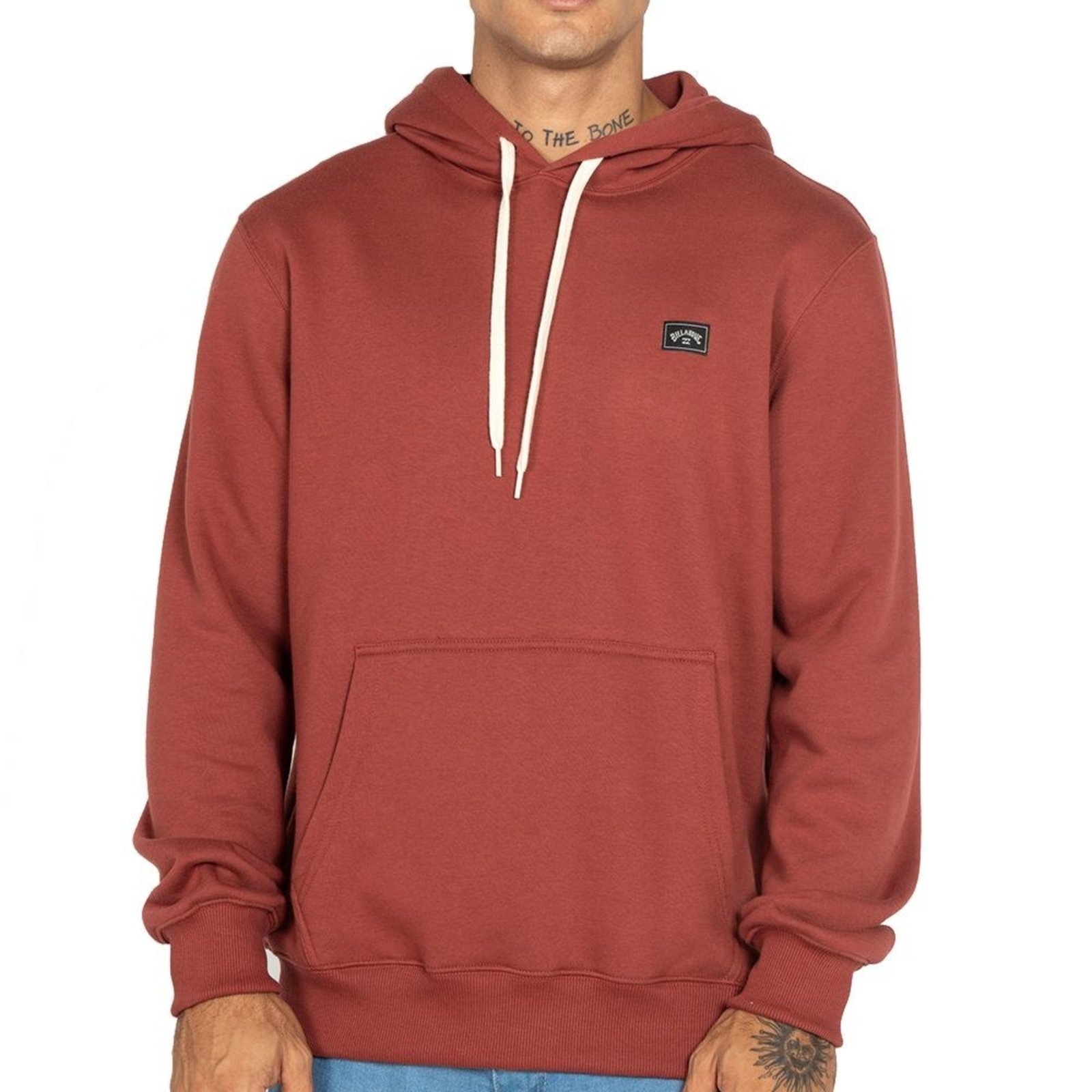 Imagem principal Moletom Billabong Canguru Small Arch Patch WT25 Vinho Billabong vermelho