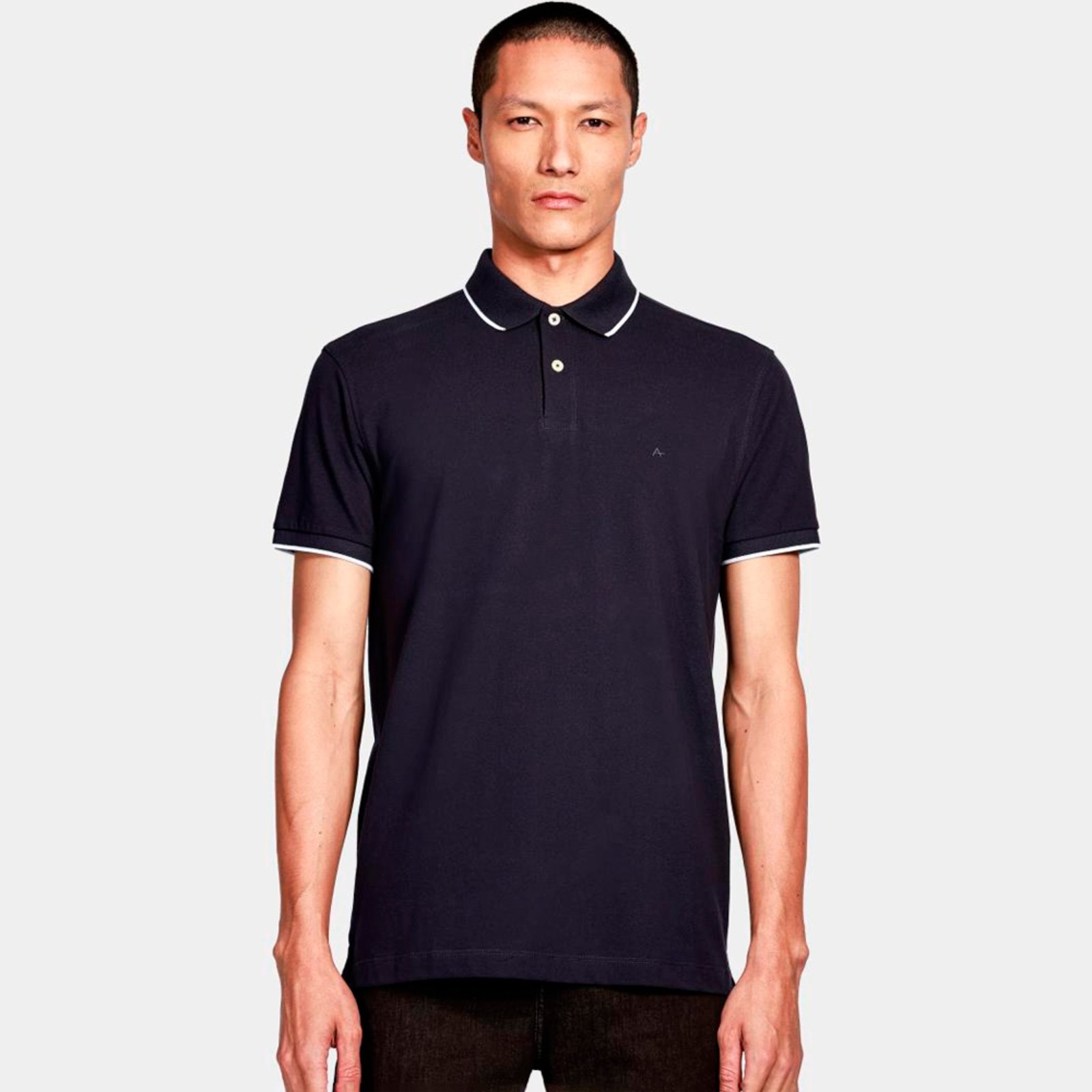Imagem principal Camisa Polo Aramis 1 Friso Ve25 Marinho e Off Masculino Aramis azul marinho