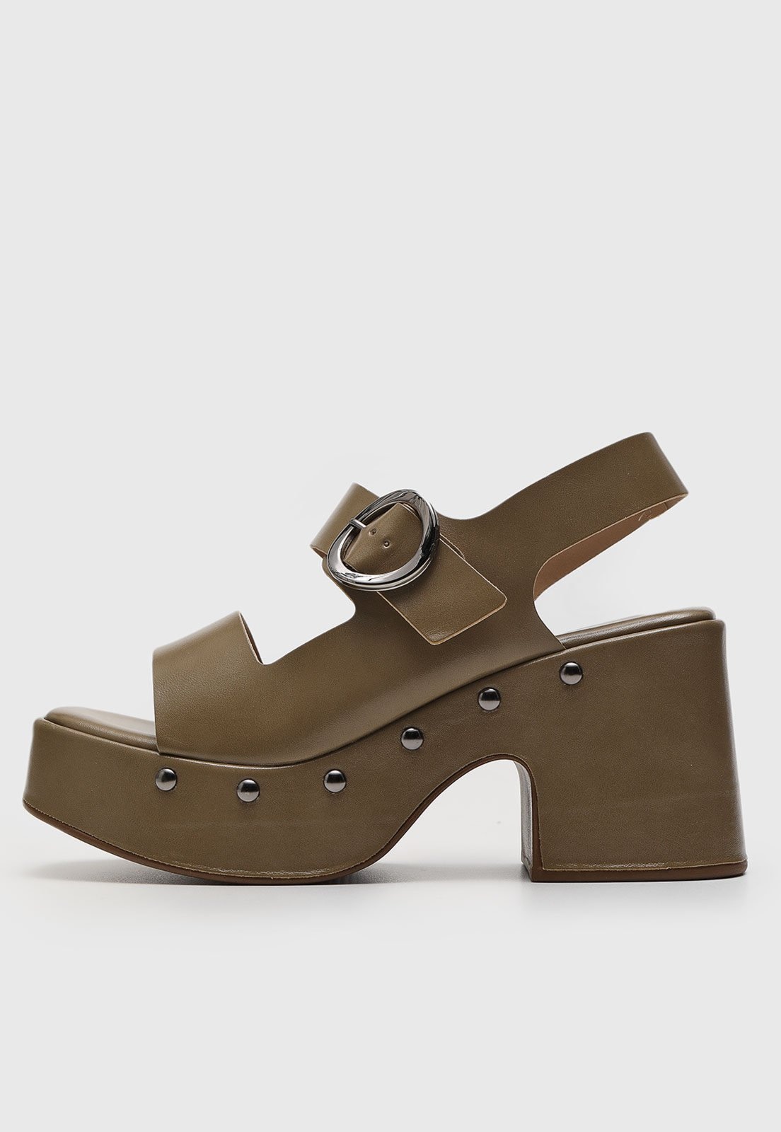 Imagem principal Sandália Meia Pata Via Mia Tachas Via Mia marrom