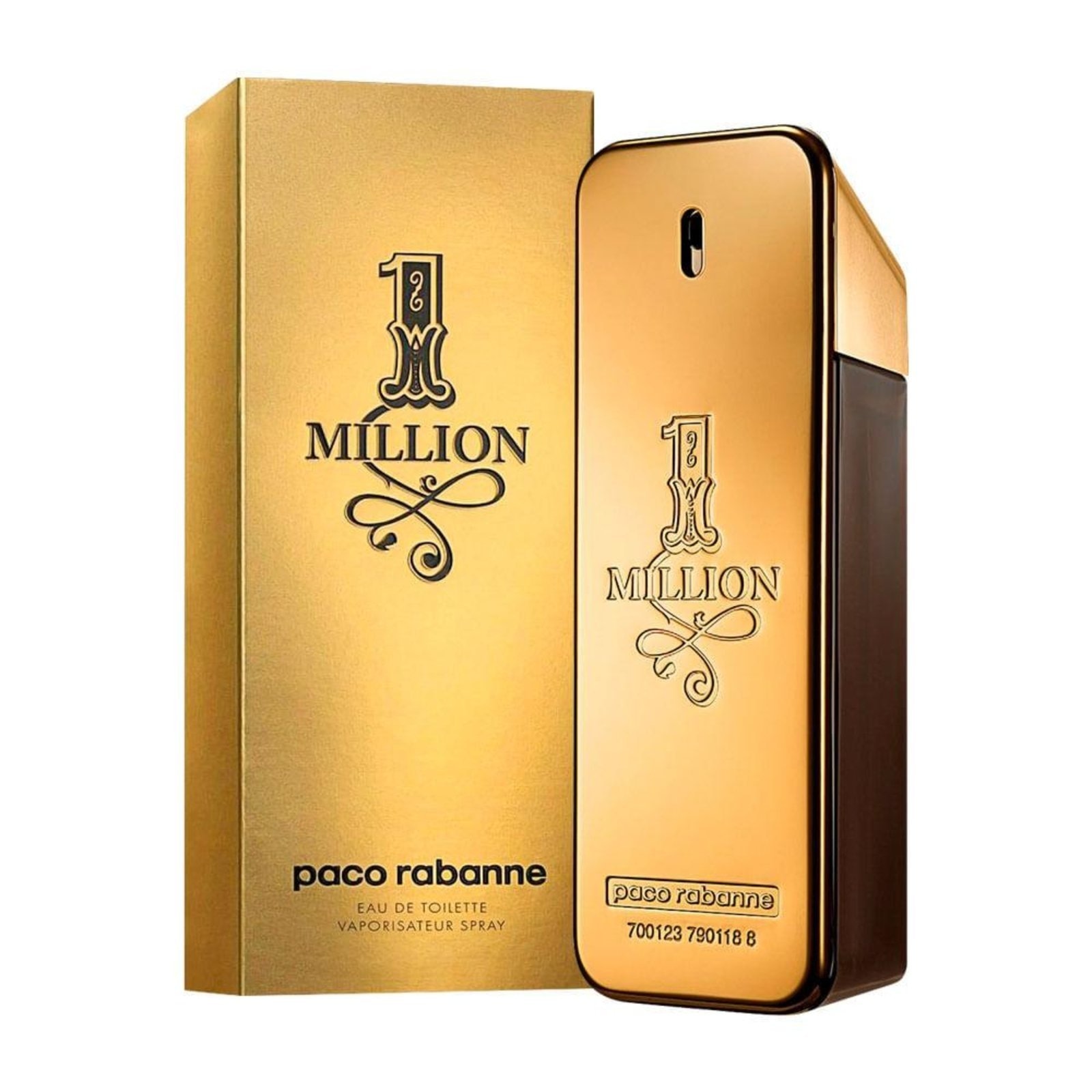 Imagem principal 1 Million Paco Rabanne Masculino Eau de Toilette 200 ml Paco Rabanne incolor