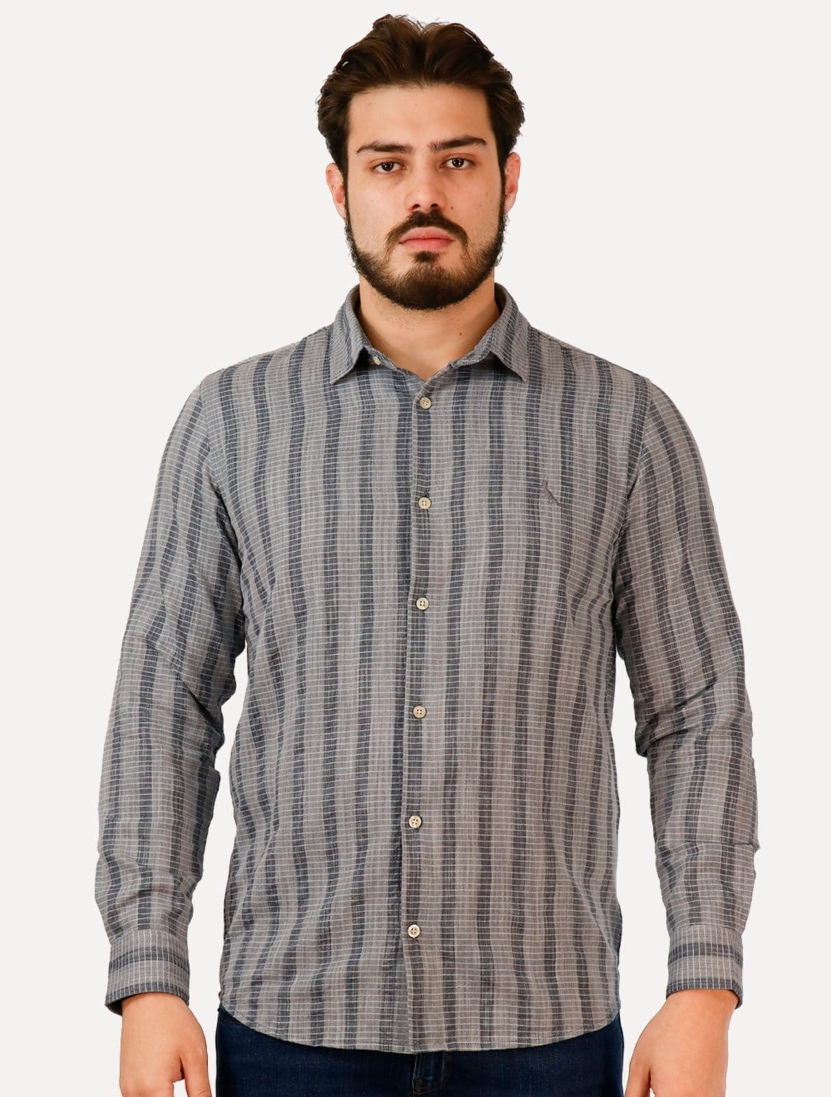 Camisa Reserva Masculina Listras Kame Melange