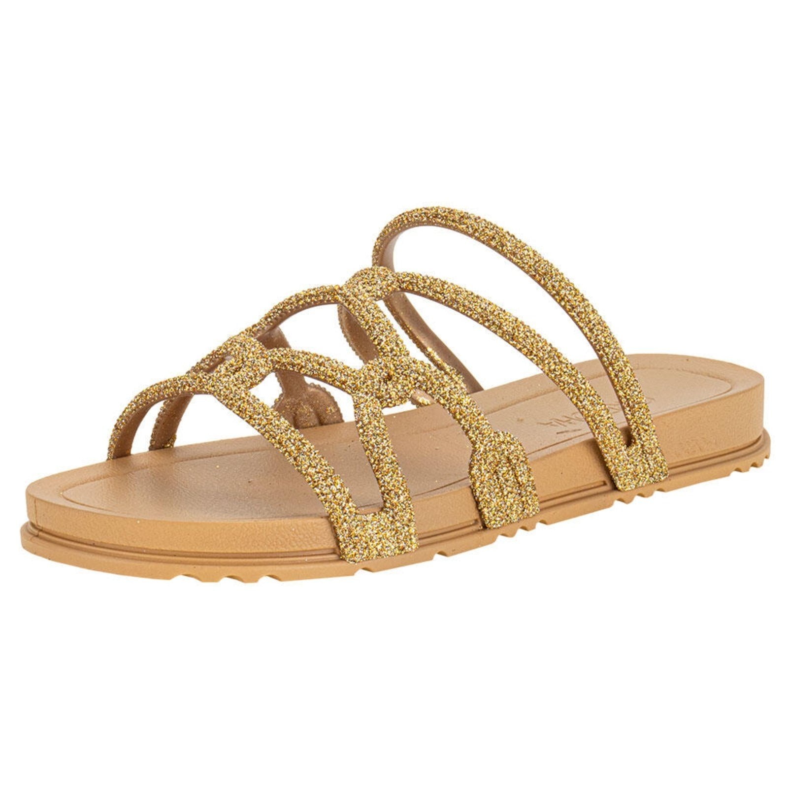 Imagem principal Tamanco Feminino Flat Acolher Grendha 19082 3299082 GRENDHA dourado