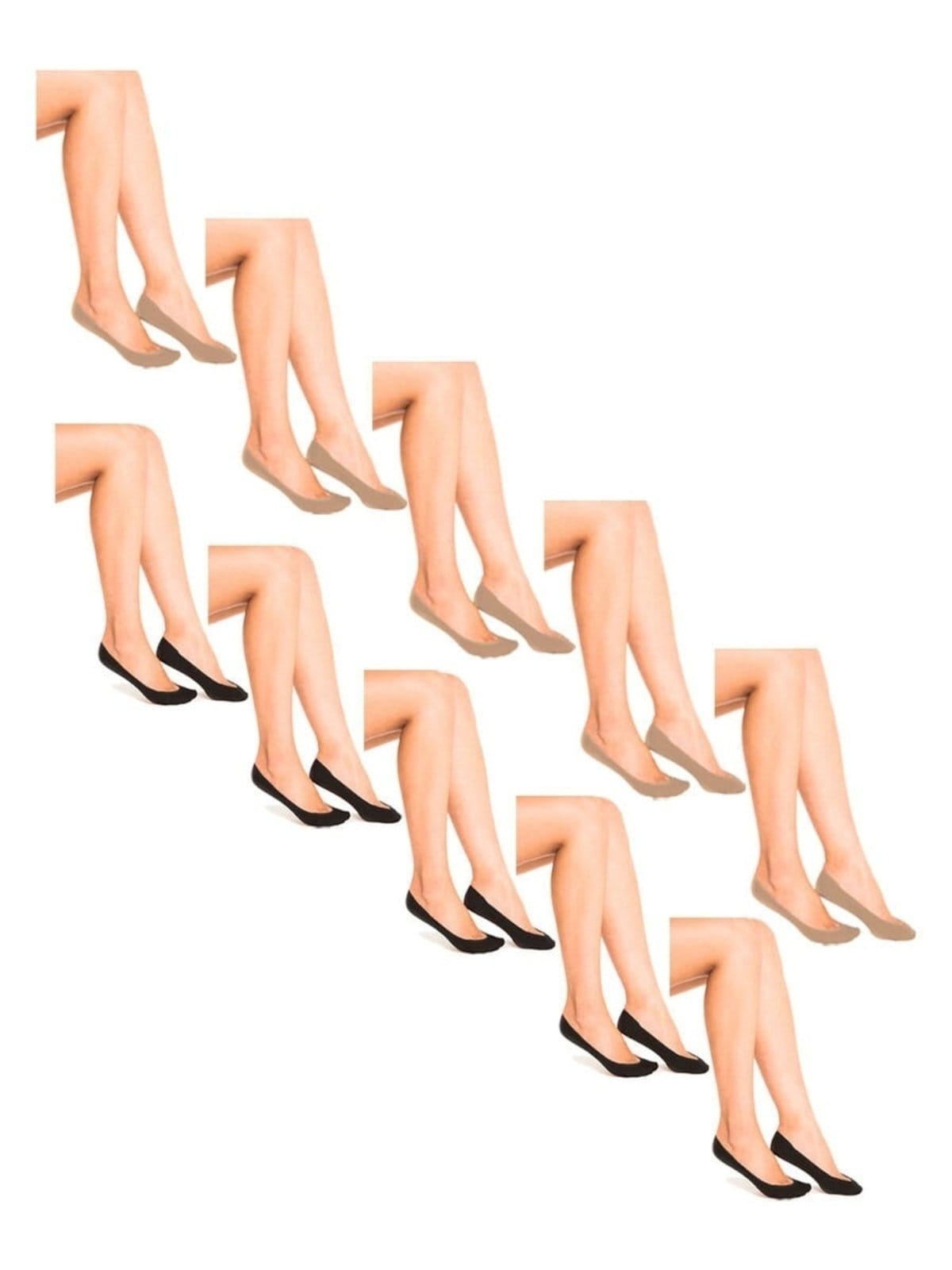 Kit com 10 Sapatilhas Fio 70 Trifil 6136