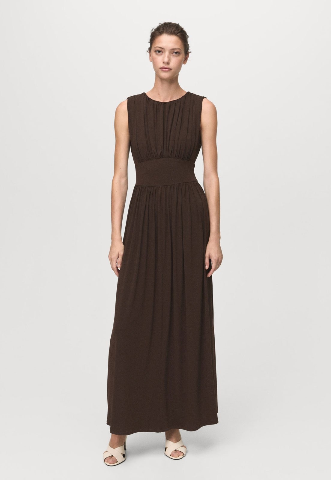 Imagem principal Vestido Feminino Mango Dino Mango marrom