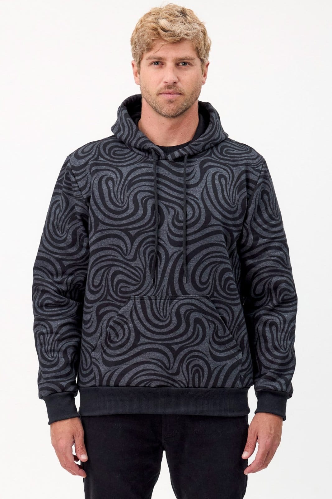 Moletom Canguru Felpado Vida Marinha com Capuz