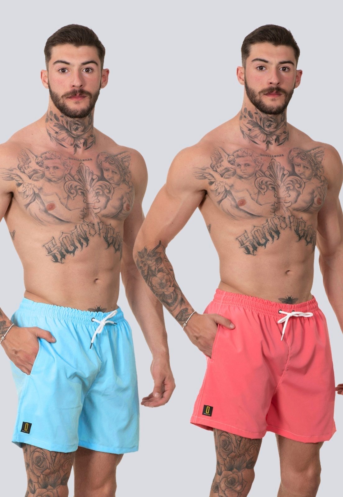 Imagem principal Kit 2 Short Masculino Bermuda Praia Mauricinho Jr Rf220 Colorido Lucas Lunny multicolorido