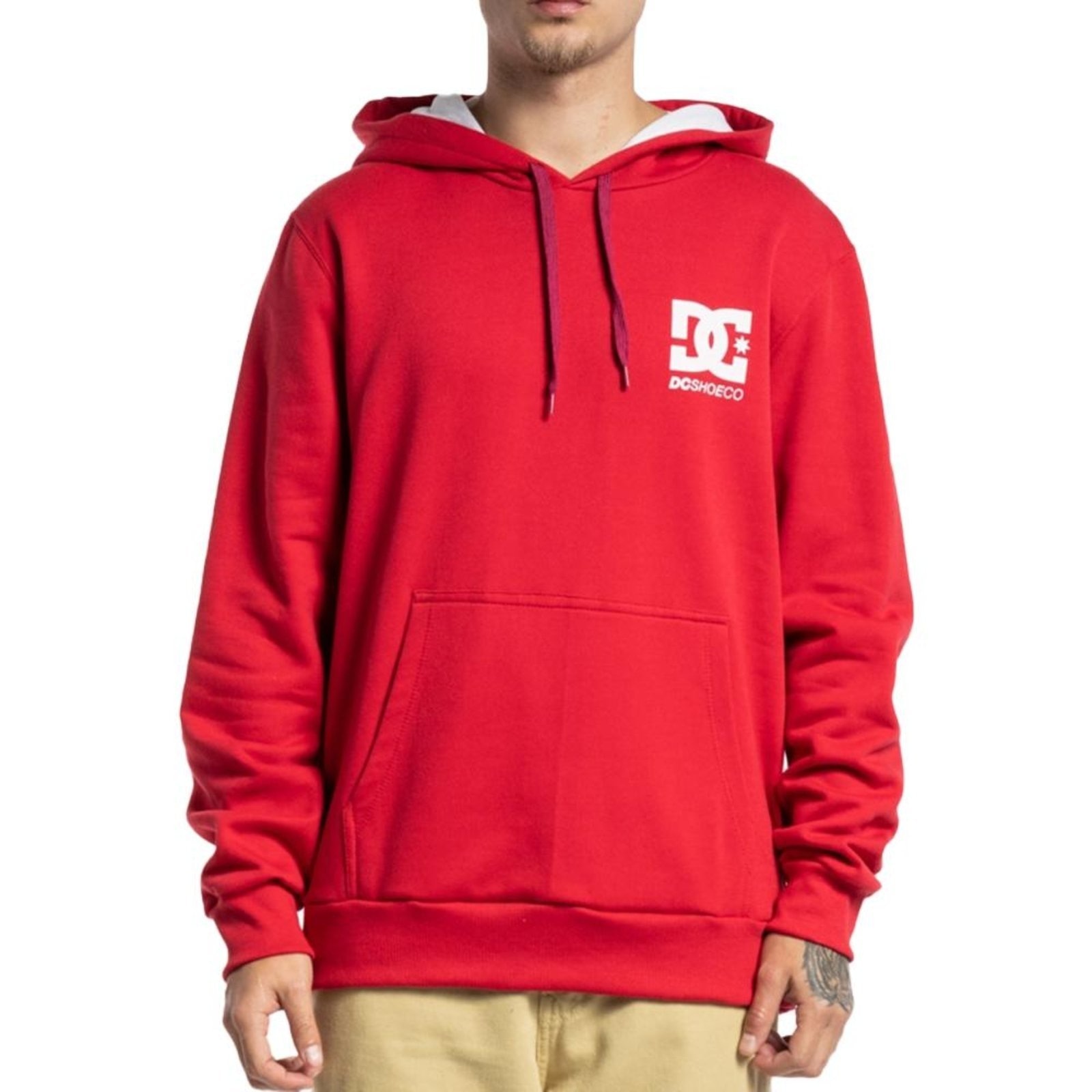 Imagem principal Moletom DC Shoes Canguru Horizontal Cut WT23 DC Shoes vermelho