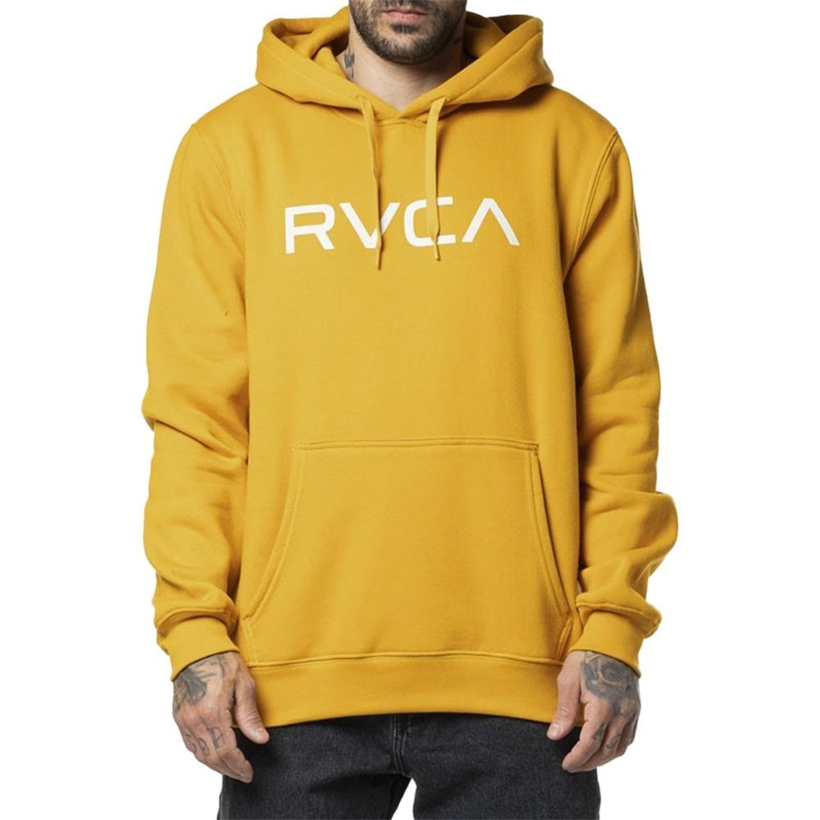 Imagem principal Moletom RVCA Canguru Big RVCA 280G WT24 Masculino Mostarda RVCA amarelo
