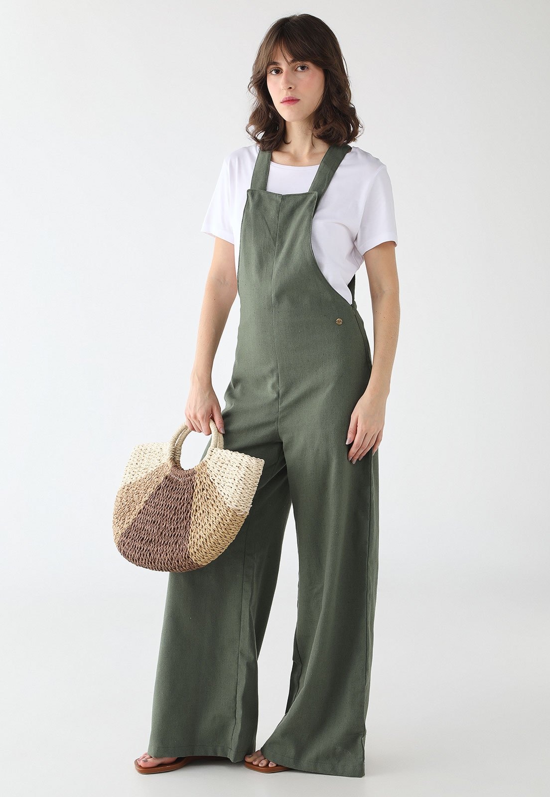 Imagem principal Macacão Feminino Roxy Beach Cruiser Oliva Roxy verde