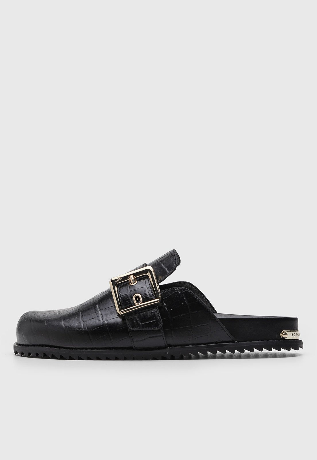 Imagem principal Mule Feminino Jorge Bischoff Fivela Croco Jorge Bischoff preto