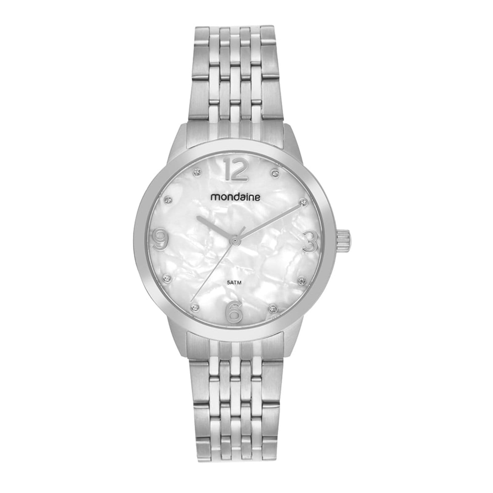 Relógio Feminino Mondaine Aço Madreperola