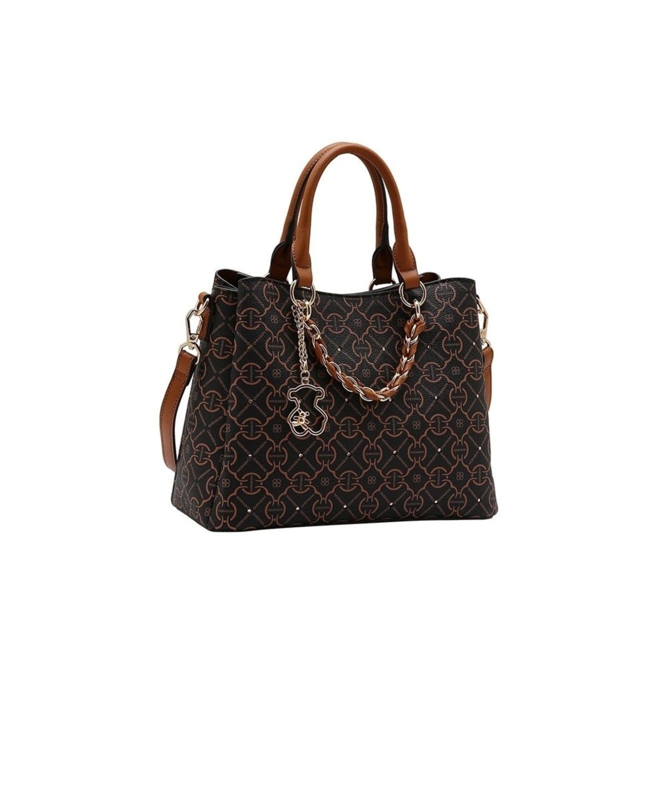 Bolsa Feminina Chenson Cristal Estruturada Cafe
