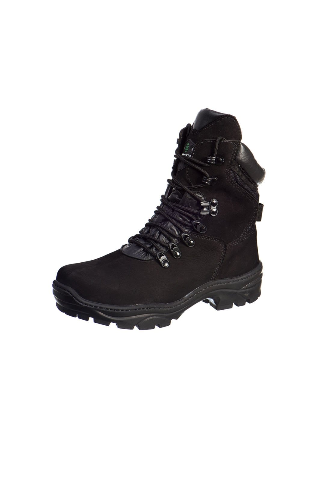 Coturno Militar Cano Longo Accona Em Couro 182203