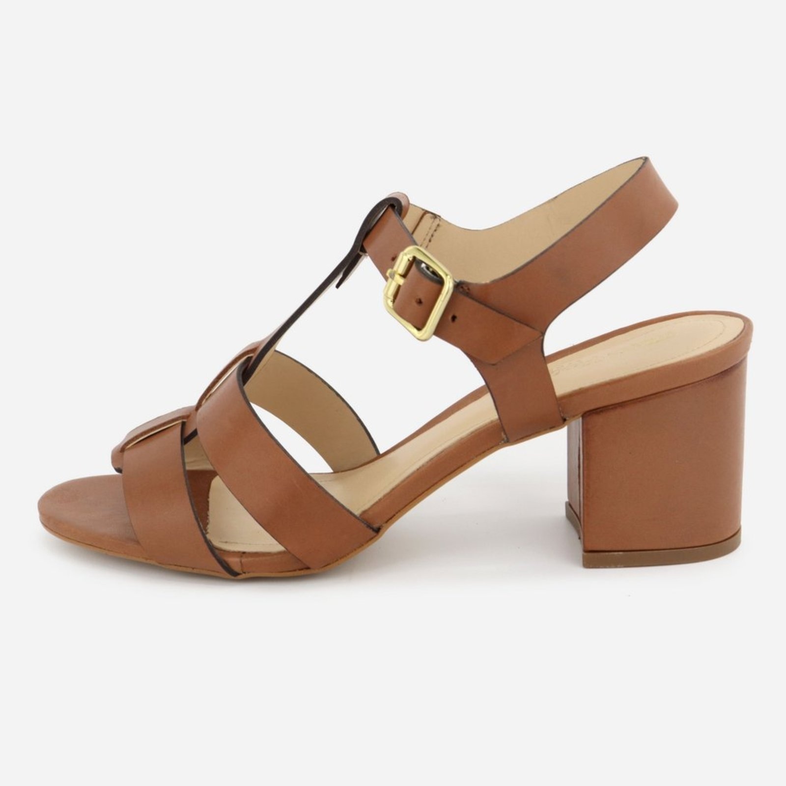 Imagem principal Tamanco Confort Fivela Maria Paula Couro Feminino MARIA PAULA caramelo