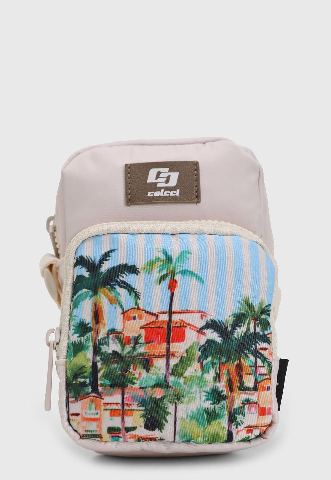 Bolsa Feminina Colcci Estampa Tropical Claro