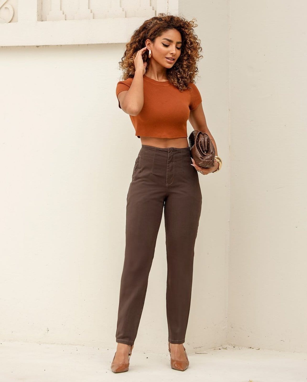 Calça Reta Feminina Alfaiataria 24853