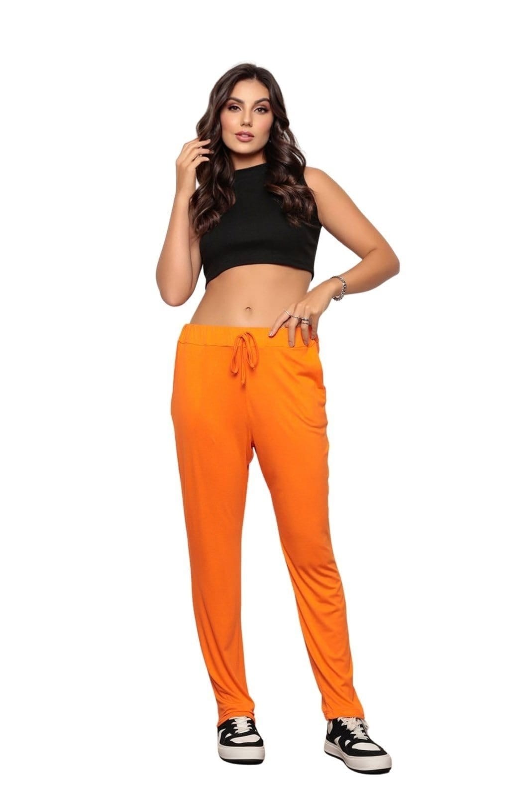 Calça Feminina Soltinha Reta Comfy