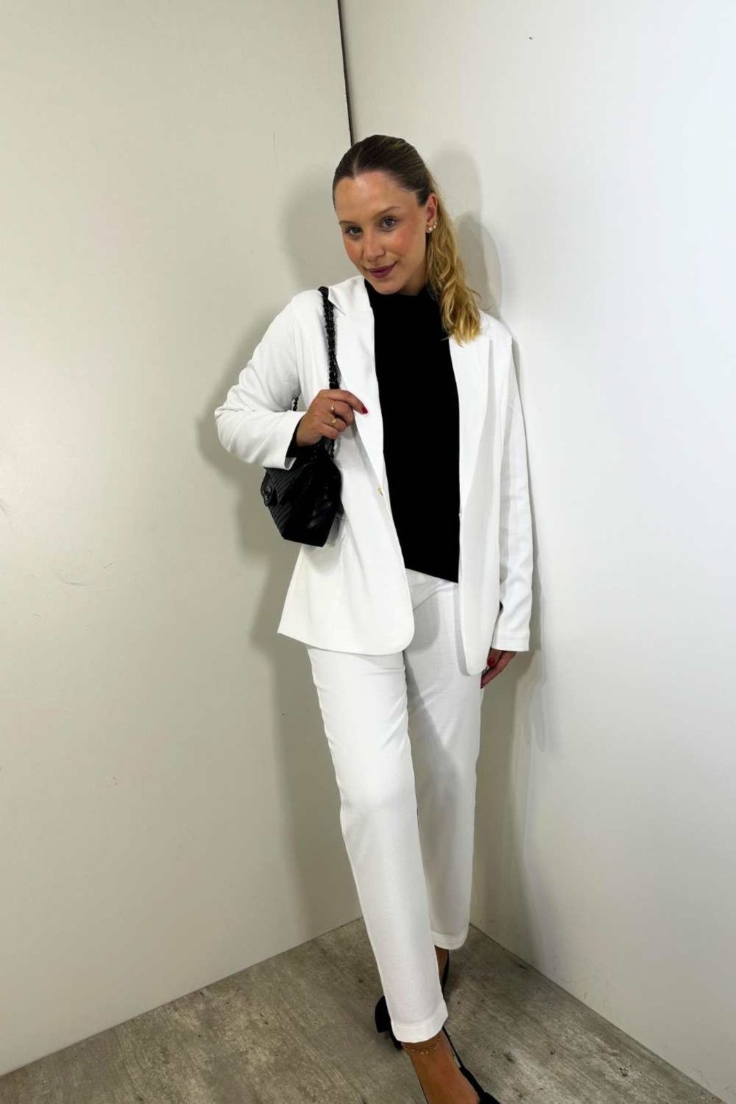 Imagem principal Calça Vanibele Linho Off White Vanibele off-white white