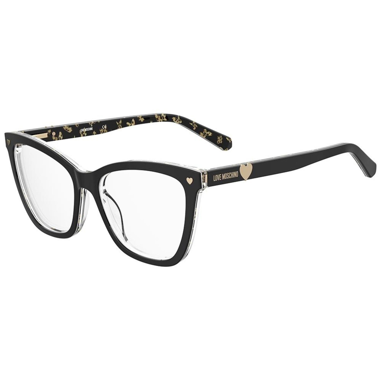 Imagem principal Armação de Óculos Moschino Love - Mol593 7RM - Preto 54 Love Moschino incolor