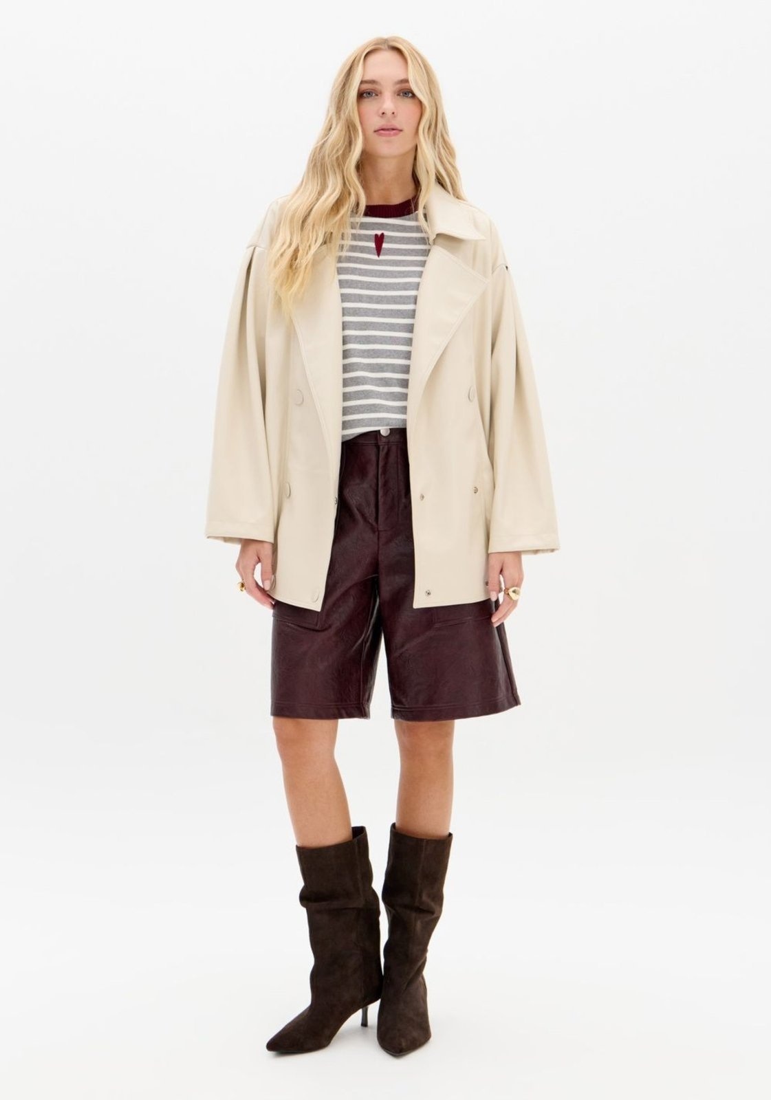 Imagem principal Bermuda Utilitária Cintura édia com Bolso My Favorite Things vermelho