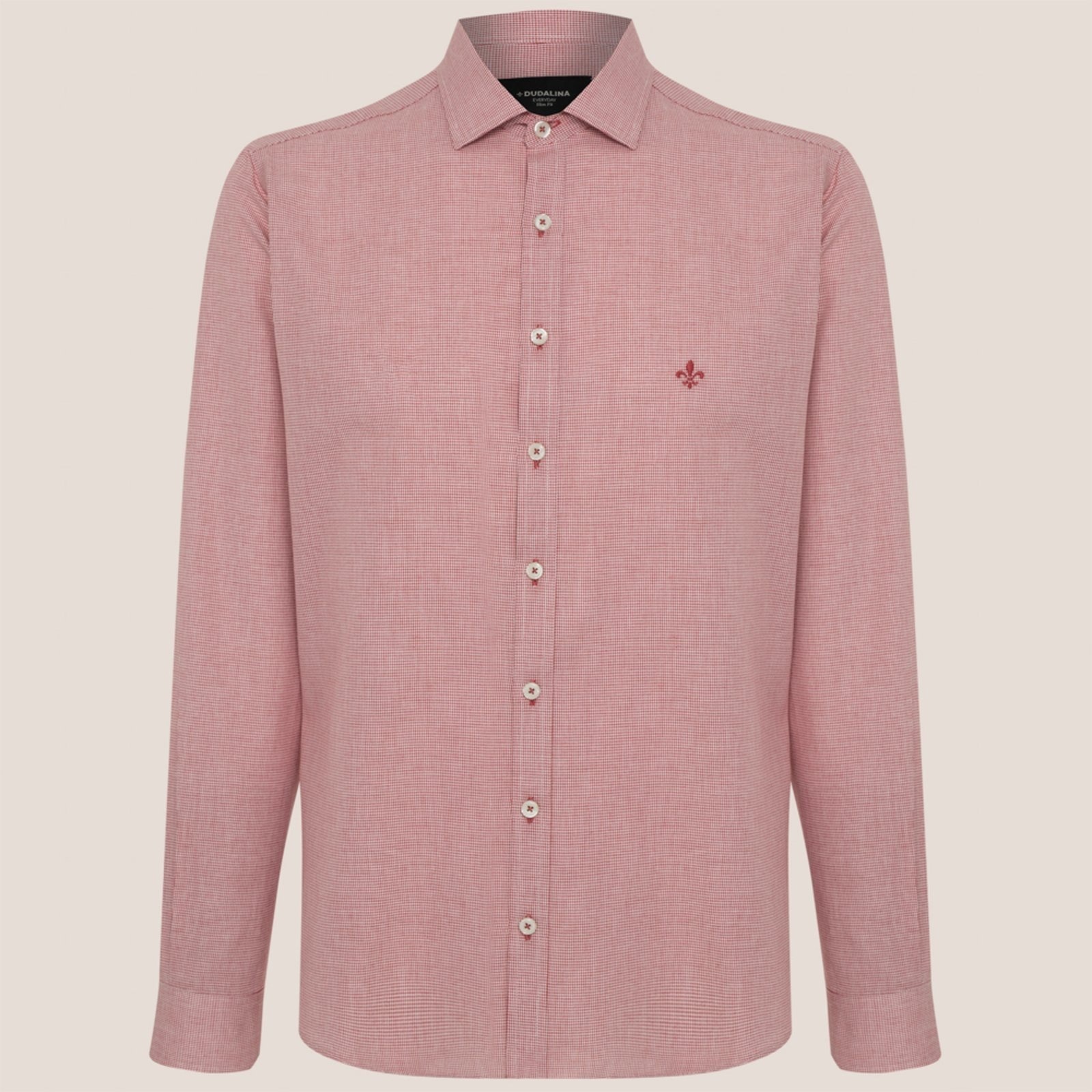 Imagem principal Camisa Dudalina Comfort Listrada Ve26 Masculino Dudalina vermelho