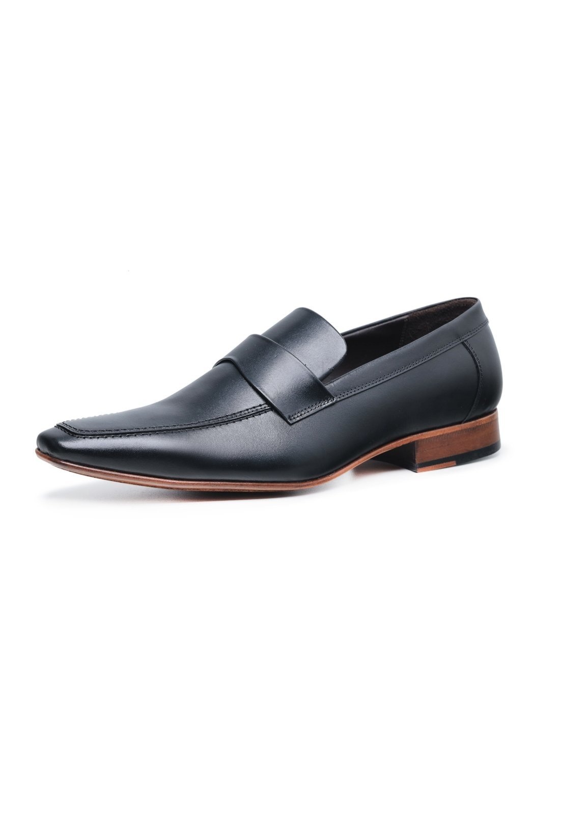 Imagem principal Sapato Loafer Penny Masculino Malbork Em Couro Liso 1312 Malbork preto