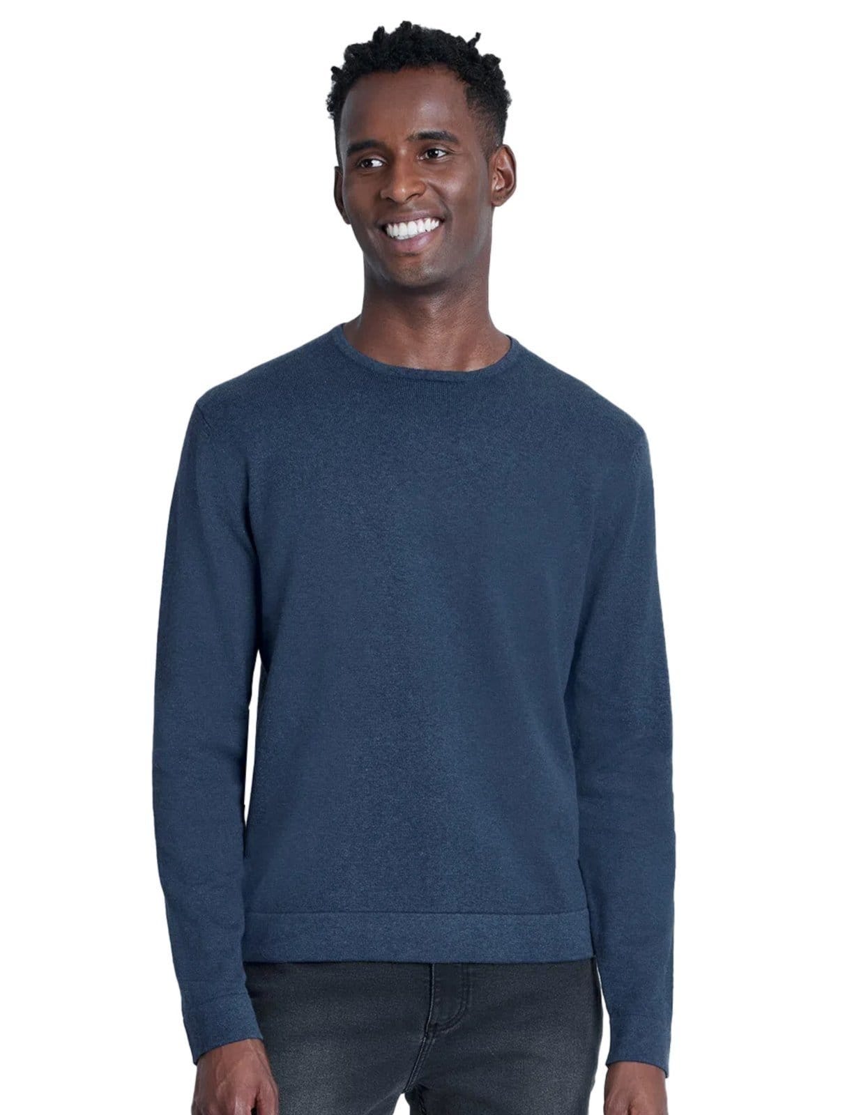 Suéter Aramis Masculino Tricot Crewneck Escuro